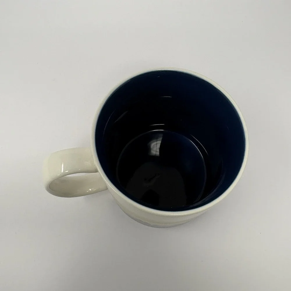 Starbucks Detroit Collector Series 2009 16 oz Coffee Mug Blue City Cup